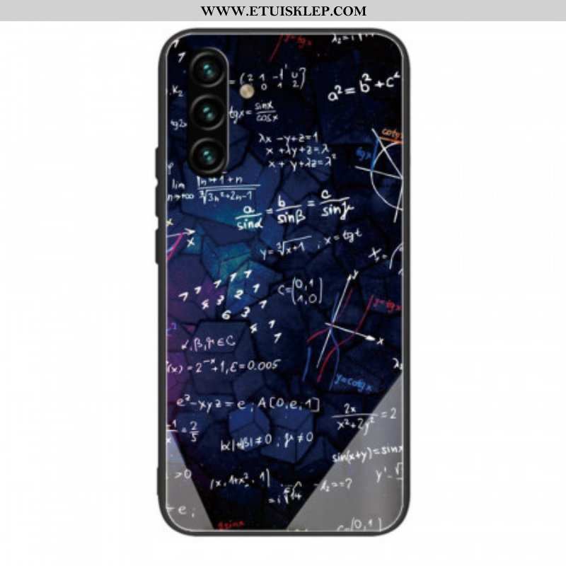 Etui do Samsung Galaxy A13 5G / A04s Obliczenia Matematyczne Ze Szkła Hartowanego